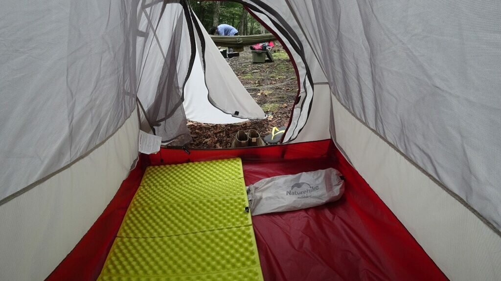 naturehike cloudup1室内の様子